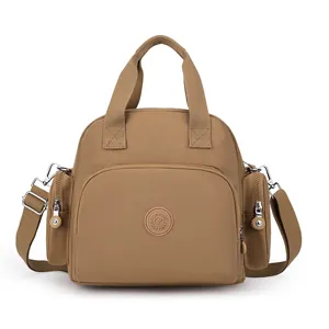 Women nylon shoulder bag casual large capacity crossbody tote bag daily stylish multi pocket