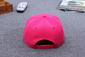 Einfarbige flache Baseball Cap verstellbarer Hip Hop Snapback Hut für Sonnenschutz