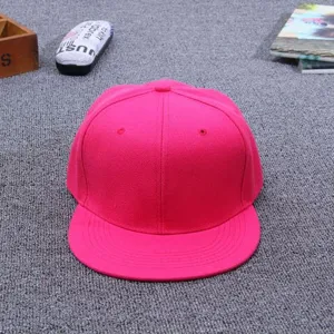 Einfarbige flache Krempe Baseball Cap fuer Damen und Herren, Hip-Hop Hut fuer Sonnenschutz.