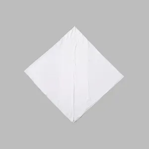 White mercerized cotton convenient headscarf for women, soft, elastic, and stylish.