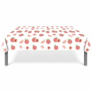 Nappe motif de peche impermeable rectangulaire pour decoration de fete d anniversaire.