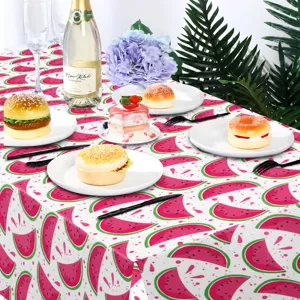 Wassermelone Muster PE Party Tischdecke, wasserdichte Plastik Tischabdeckung Sommer.
