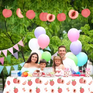 Nappe pêche étanche jetable en PE pour décoration de fête d'anniversaire 130x220cm