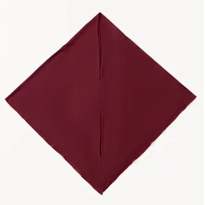 Mercerized cotton convenient hijab for women, soft elastic versatile ethnic headscarf.