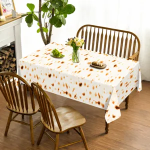 Tovaglia rettangolare con stampa burrito creativa per sala da pranzo e decorazione festa.