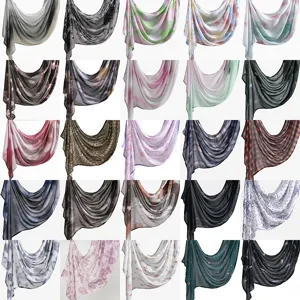 New digital print modal long scarf women ethnic style sunscreen shawl daily fashion wear