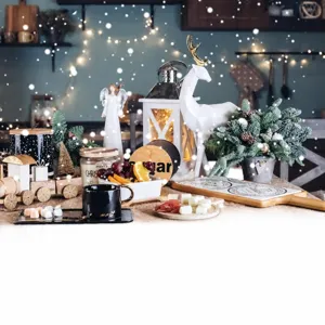 Silver Snowflake New Year Party Disposable PE Tablecloth Waterproof Rectangular Table Cover Holiday Celebration Decor