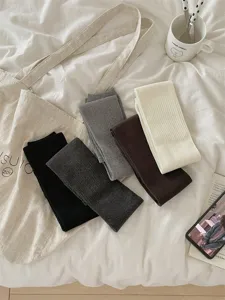 Dikke katoenen beenwarmers boven de knie voor vrouwen winter warme lange laarzen sokken gezellig.