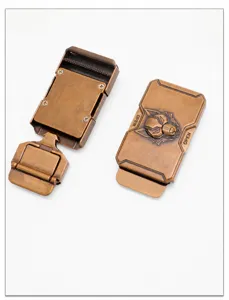 Boucle de ceinture tactique en métal alliage fermeture rapide pour hommes sport plein air.