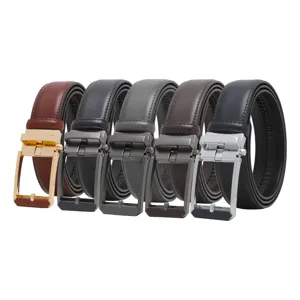 Men's leather belt automatic buckle business casual fashion trousers belt multi-color main