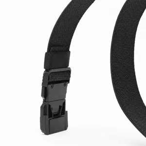 Heren tactische geweven riem met snelkoppeling legering gesp voor buiten training sport