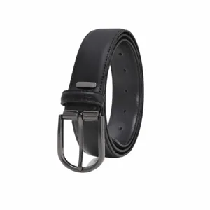 Men's Genuine Leather Belt Casual Business Pin Buckle Belt Adjustable Fashion Cowhide Pants Belt For Men
