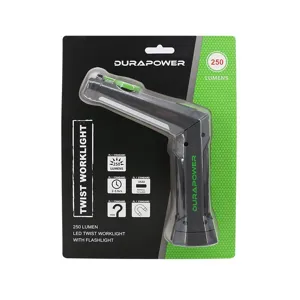 Lampe de travail LED pliante détail, 250 lumens, torche d'inspection portable 3AAA.