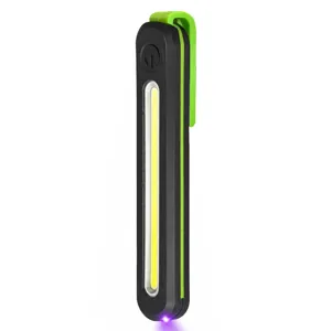 Lampe de travail LED portable avec clip et base aimantée pour le camping en plein air