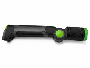 Foldable LED work light with magnetic base, portable outdoor inspection flashlight for camping.