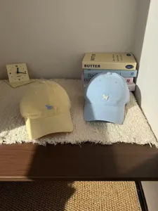Koreaanse stijl geborduurde honkbalpet unisex casual zonnescherm hoed zomer katoen