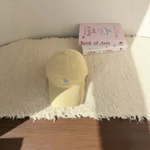 Unisex Mode Geborduurde Honkbalpet Verstelbaar Zonbescherming Buitensport Casual Dad Hat Effen Kleur Polyester