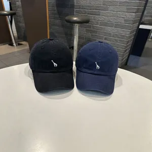 Koreanische bestickte Giraffen Baseballcap fur Damen und Herren Sommersonnenhut.