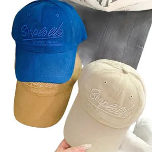 Retro letter embroidered baseball cap for women, casual sunshade hat, stylish dad hat.