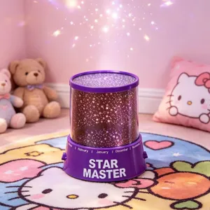 Proyector de cielo estrellado de colores luz nocturna para la decoración de la habitación infantil.