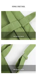 Canvas crossbody bag detail showing fine stitching and metal adjuster buckle for daily use.