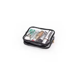 Transparente Kosmetiktasche PVC wasserdicht Reise Make-up Organizer Kulturbeutel Beutel
