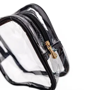 Transparente PVC wasserdichte Kosmetiktasche reise tragbare Kulturbeutel Make-up