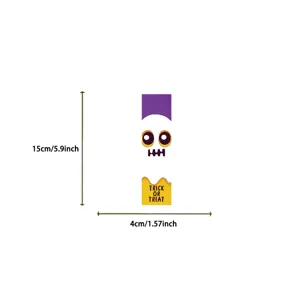 Halloween ghost paper bookmark cute trick or treat reading page marker school student gift stationery