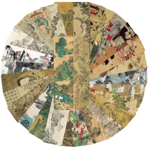 Set van 30 Chinese traditionele beroemde schilderij boekenleggers klassiek cadeau