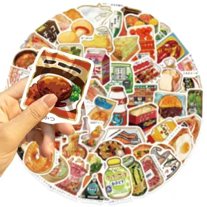 56pcs Japanese food graffiti stickers waterproof DIY decor for phone case laptop journal