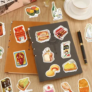 56pcs Japanese food graffiti stickers waterproof aesthetic DIY stationery laptop water cup dec