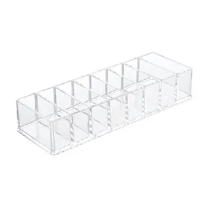 Clear acrylic cable storage box desktop organizer for charging cords and small items neat.