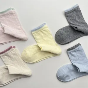 Japanese vintage vine hollow breathable mesh mid-tube socks, spring summer thin women socks.