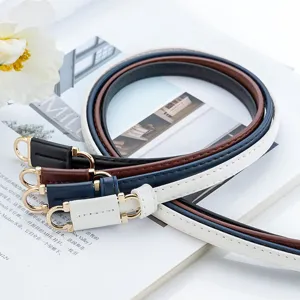Women's Casual Faux Leather Thin Belt Elegant Minimalist Pin Buckle Dress Sweater Decorative Waist Band