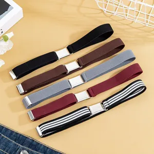 Children Elastic Belt Adjustable Length Stretch Waistband For Boys And Girls Kids Casual Fashion Belt Accessories