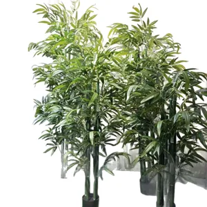 Artificial bamboo plant for indoor and outdoor decor, wedding and scenic landscape layout.