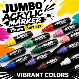 Jumbo Acrylic Marker Permanent Graffiti Marker Pen For Art Painting Drawing And DIY Crafts Office Supplies