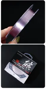 Carbon fishing line 50m 5.0 leader line fluorocarbon strong original material spool tackle