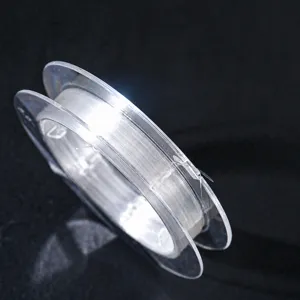 50m clear carbon fishing line fluorocarbon leader spool high strength wear resistant line