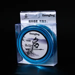 100M 5.0# Fishing Line High Strength Nylon Sea Rock Fishing Line Transparent Spool Box