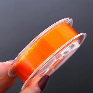 100M Filo da Pesca in Nylon ad Alta Resistenza Filamento Arancione per Pesca