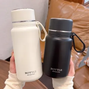 Grosse Kapazitat isolierte Wasserflasche tragbarer Edelstahl Reise Thermobecher mit Deckel