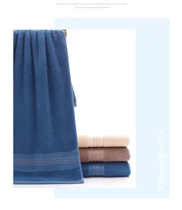 Detailed close-up view of thick absorbent cotton face towel with elegant design for daily use.