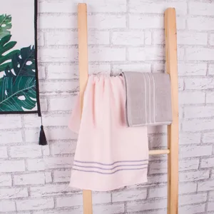 Pure Cotton Striped Thickened Absorbent Face Towel Soft Adult Facial Towel Home Bathroom Hotel Bath Towel Gift
