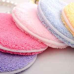 Mikrofaser Make-up Entfernungspads, weiche Reinigungsschwämme für die tägliche Gesichtspflege.