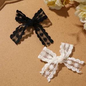 Chique kanten strik haarspelden, schattige ballet DIY accessoires, veelzijdige strik decoratie.