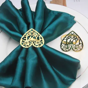 Portatovaglioli Amore San Valentino Fibbia per Tovaglioli a Forma di Cuore Lega di Zinco Stoviglie Occidentali Festa