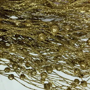 Gold glitter branch decorative twigs with small berries for Christmas wedding home decor