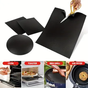 Teflon BBQ grillmat antiaanbaklaag hittebestendig bakmat voor oven en heteluchtfriteuse
