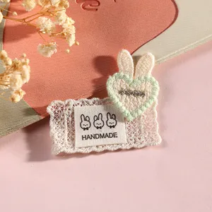 Korean cute cartoon lace fabric patch DIY embroidered label decorative clothing accessory